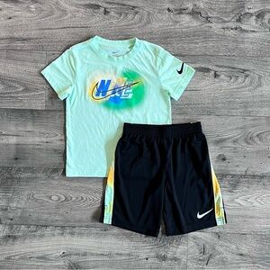 Boys Nike T-Shirt and Shorts Set